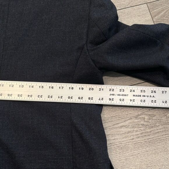 Cremieux Loro Piana Blazer Mens 44R Blue Houndstooth Wool Two Button Sport Coat - Picture 12 of 13